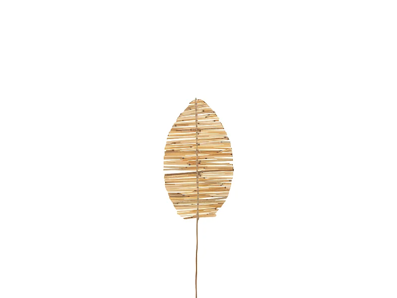 Hoja de bambú ramificada en madera natural 25x2x91 cm