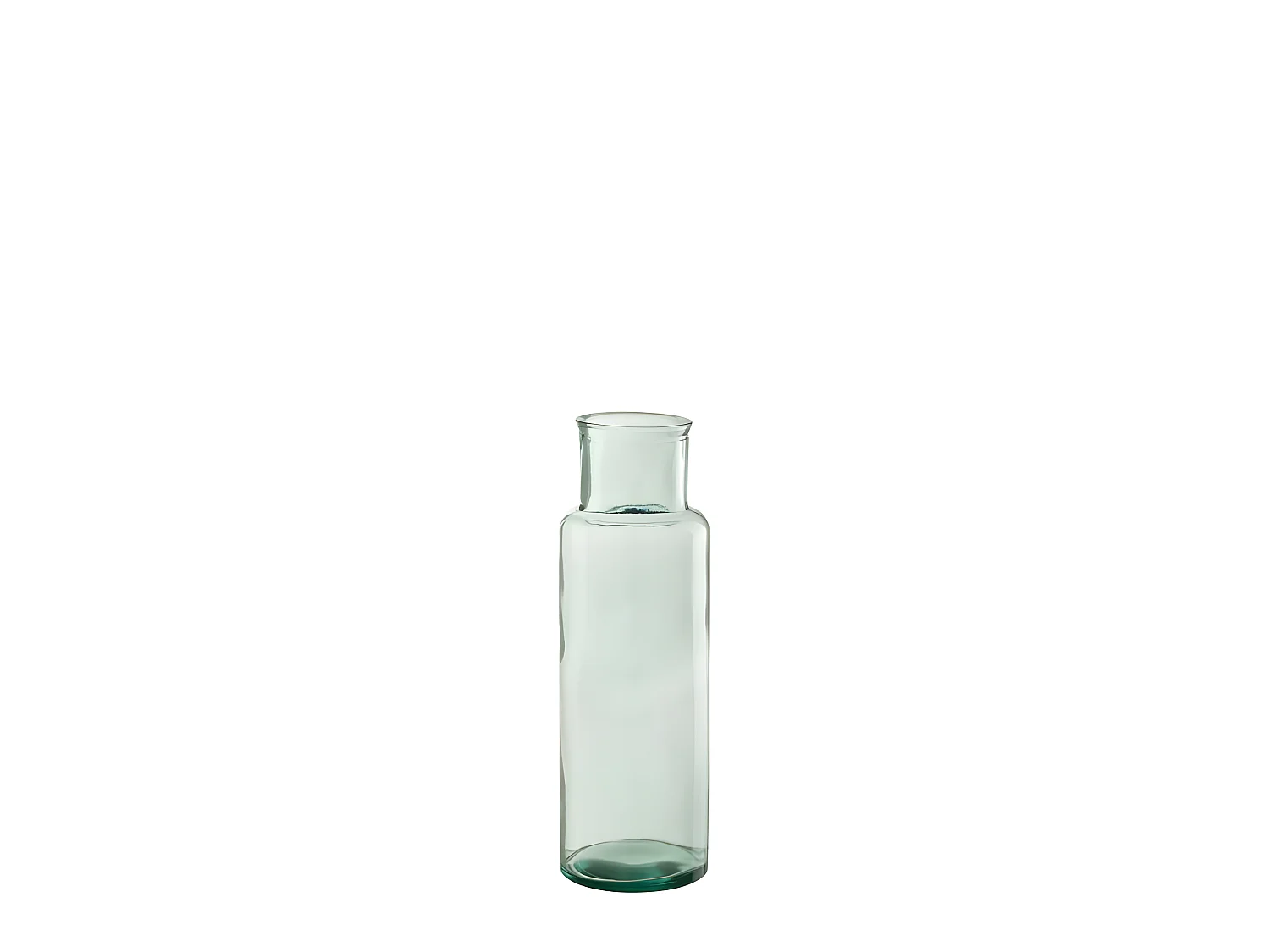 Vaso cilindrico in vetro trasparente 15x15x45 cm