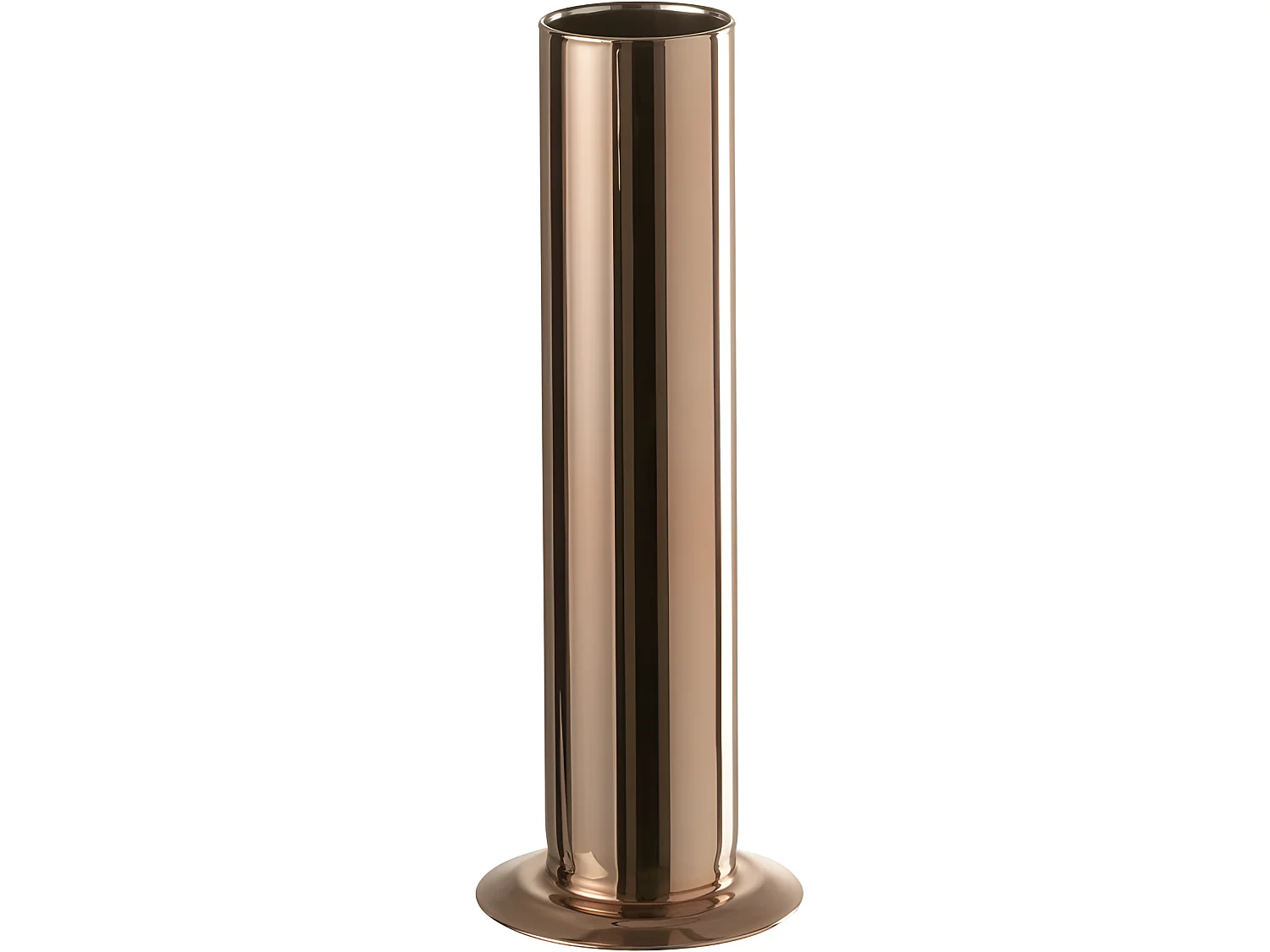 Tubo de vidrio cobre 10x10x26 cm