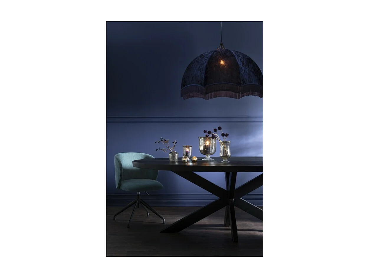 Jarrón de vidrio gris de 11.5x11.5x16 cm