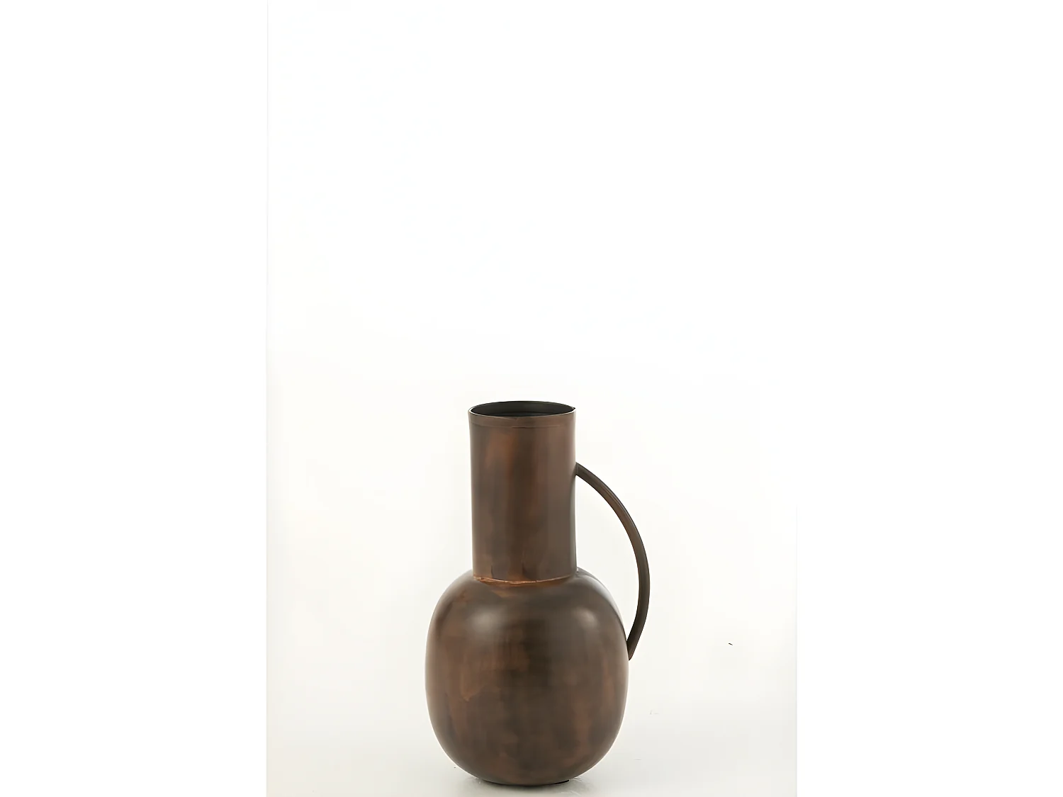 Jarrón de Esparta de metal bronce 15.5x16x26.5 cm