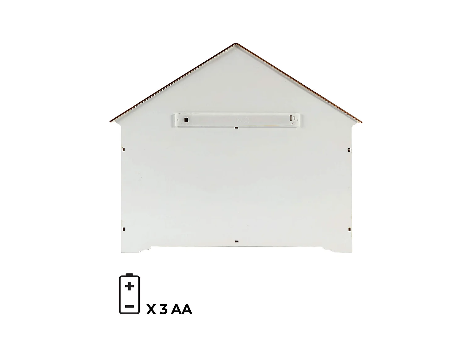 Calendario Avvento in Legno Bianco con 24 Cassetti e Luci Idee Regalo