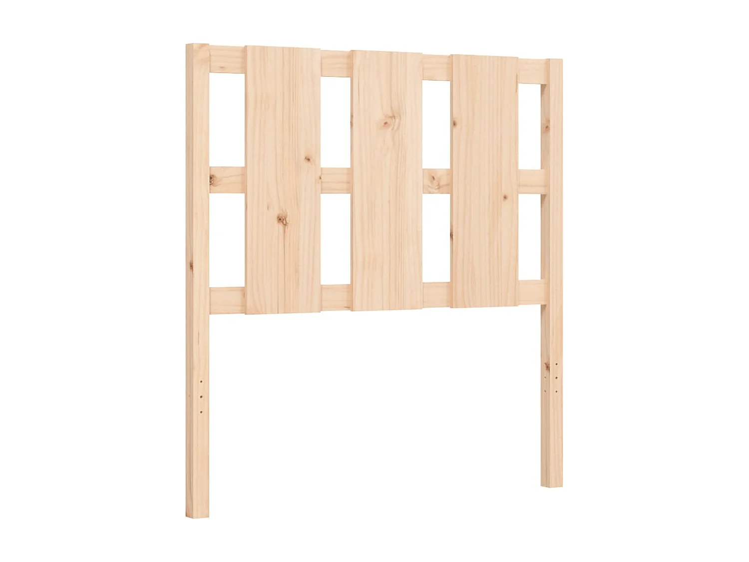 Cadre de lit sans matelas bois de pin massif