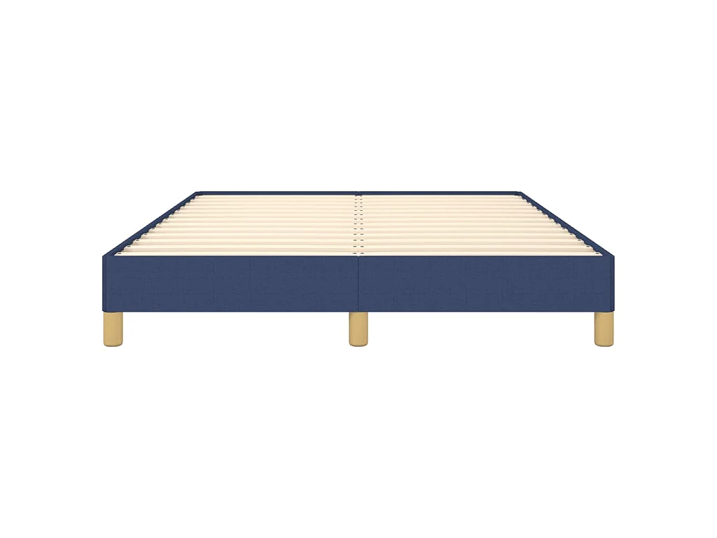 Giroletto senza Materasso Blu 160x200 cm in Tessuto