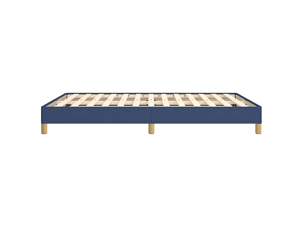 Bedframe zonder matras stof blauw 140x190 cm