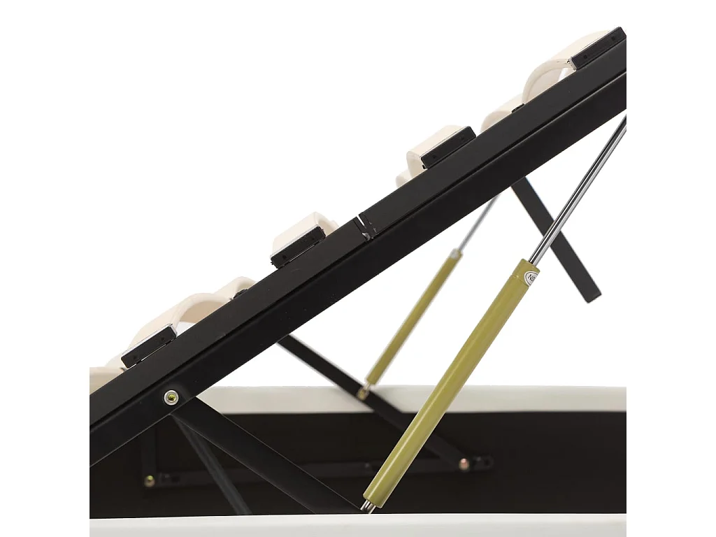 Cadre de lit avec rangement hydraulique Similicuir 160x200 cm