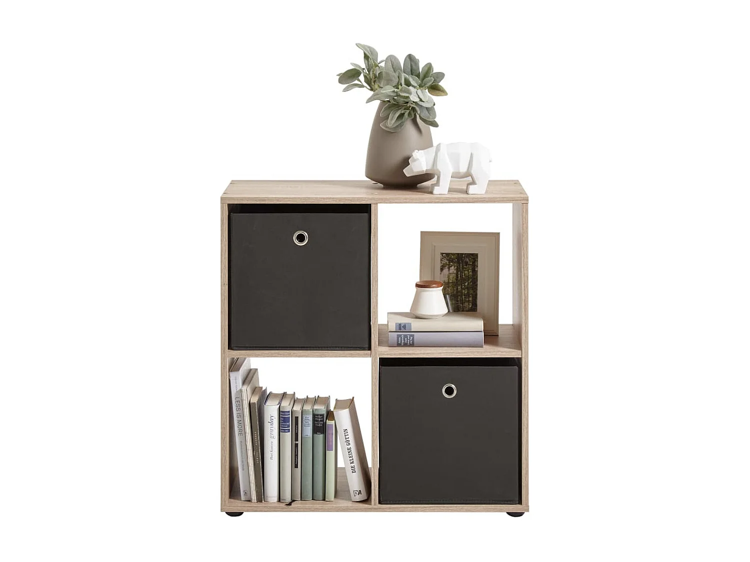 Étagère 4 Cases Design "Gaman" 70cm Chêne