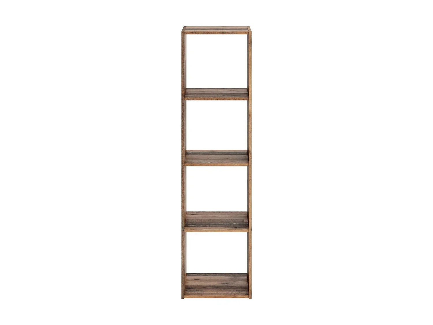 Étagère 4 Niveaux Design "Gaman" 140cm Chêne Foncé