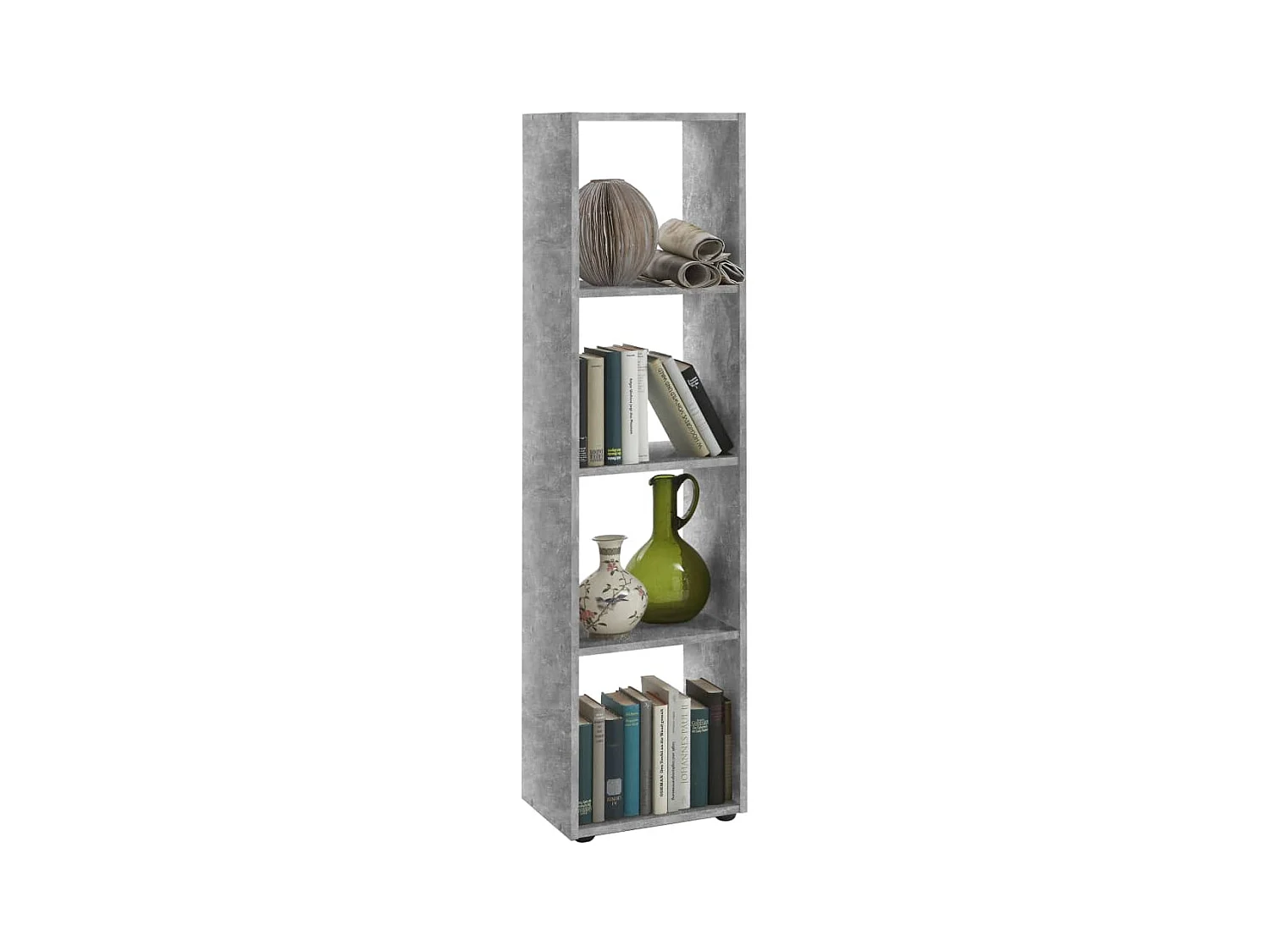 Étagère 4 Niveaux Design "Gaman" 140cm Gris