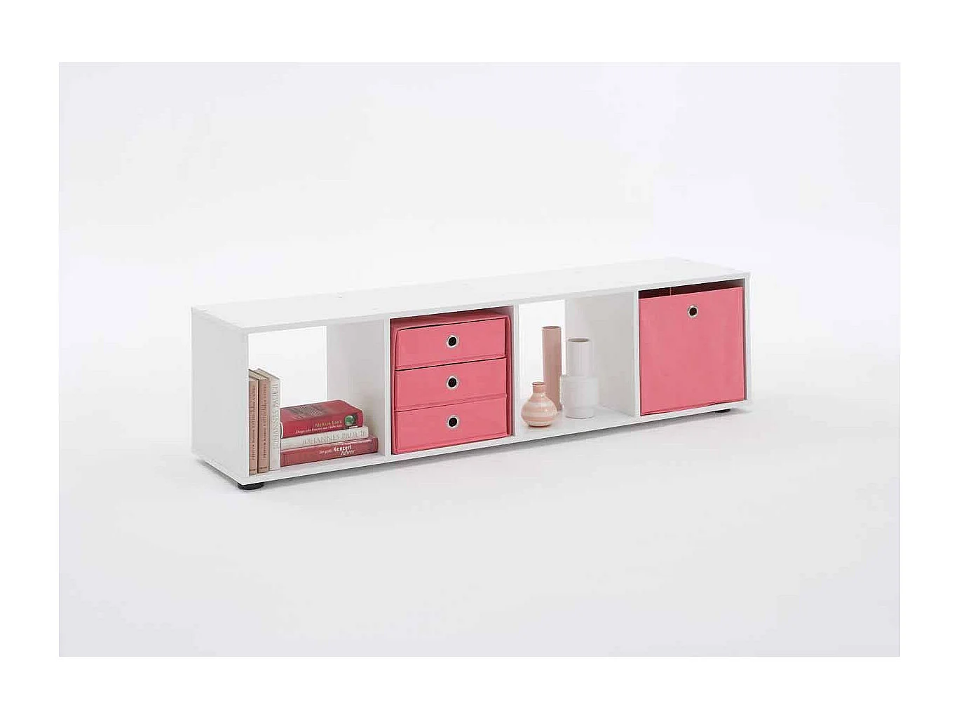 Étagère 4 Niveaux Design "Gaman" 140cm Blanc