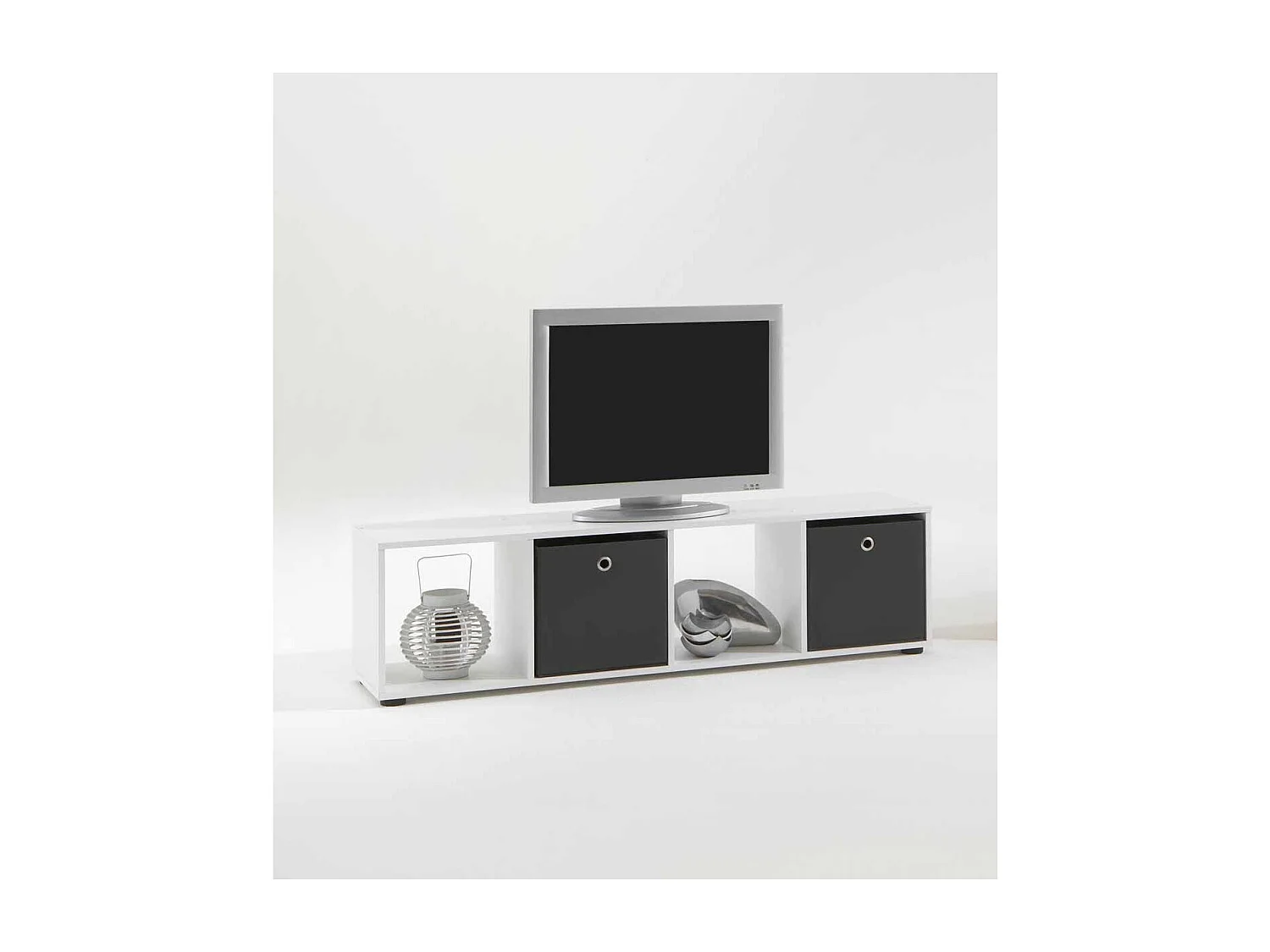 Étagère 4 Niveaux Design "Gaman" 140cm Blanc