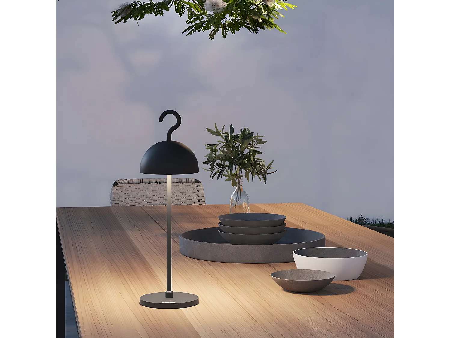 Lampe à suspendre ou poser Hook 36 cm