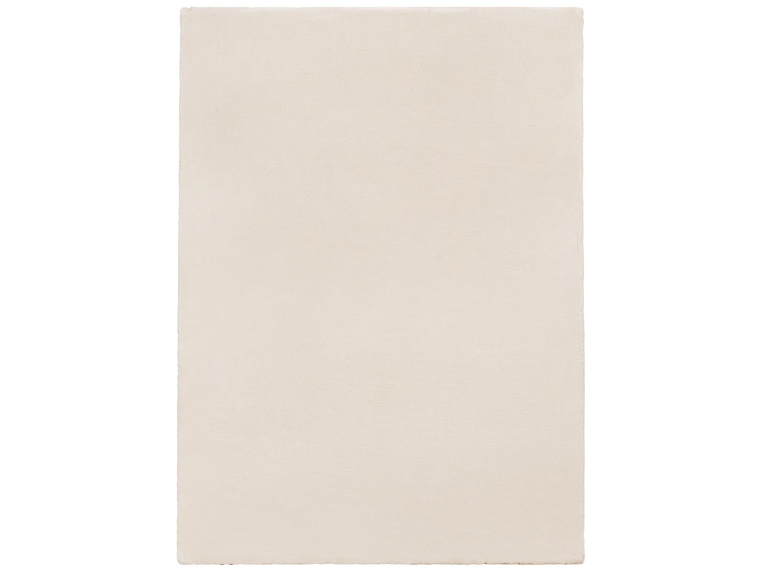 Tapis TEDDY NEW sand 52 Shaggy beige très épais, en peluche 120x170 cm