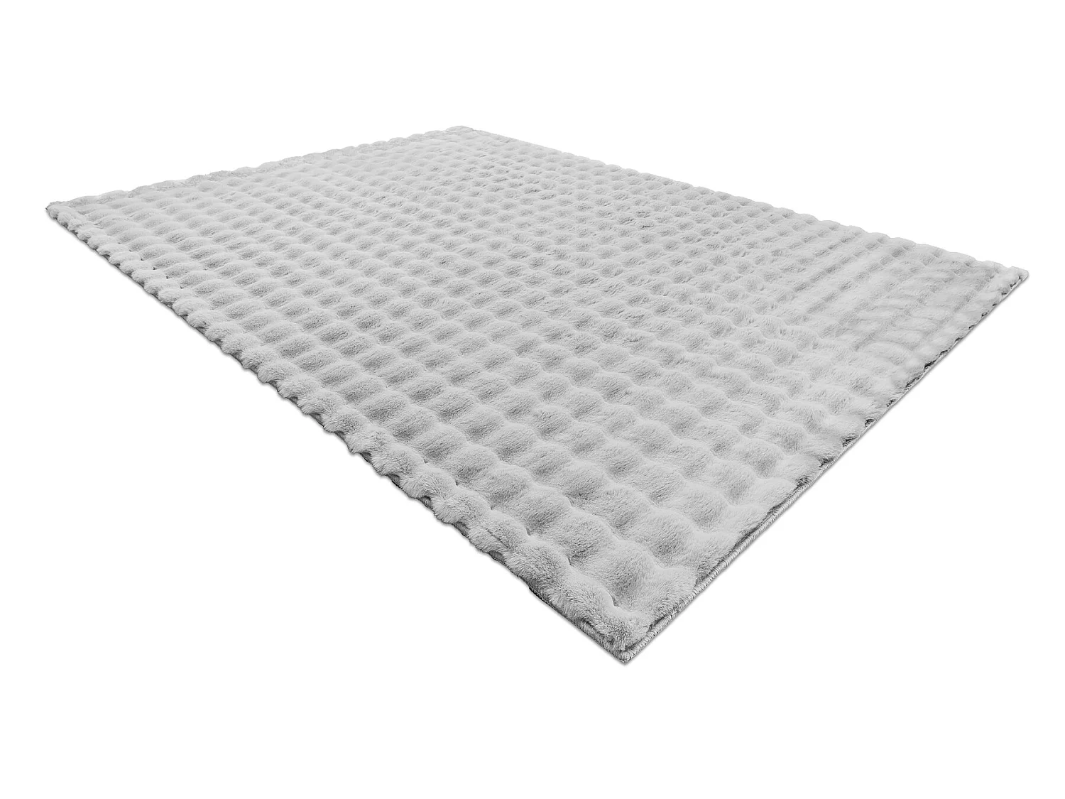 Tapis BUBBLE argentin 21 IMITATION DE FOURRURE DE LAPIN 3D structurel 140x190 cm