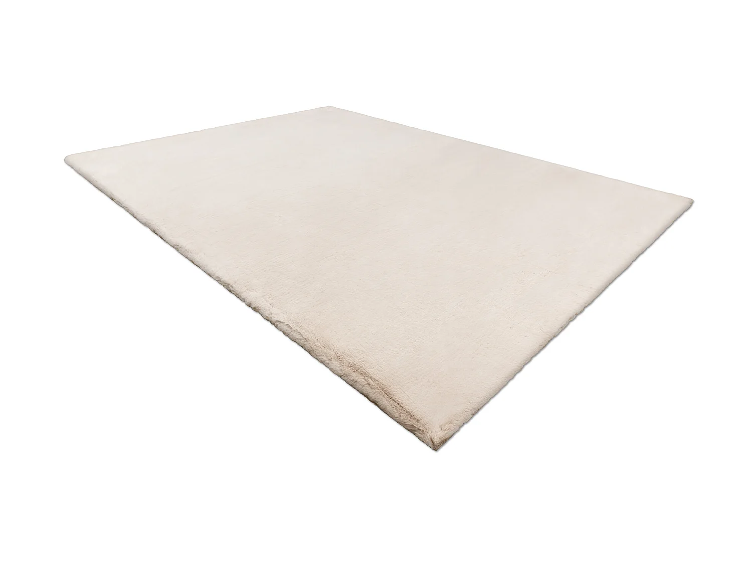 Tapis TEDDY NEW sand 52 Shaggy beige très épais, en peluche 80x150 cm