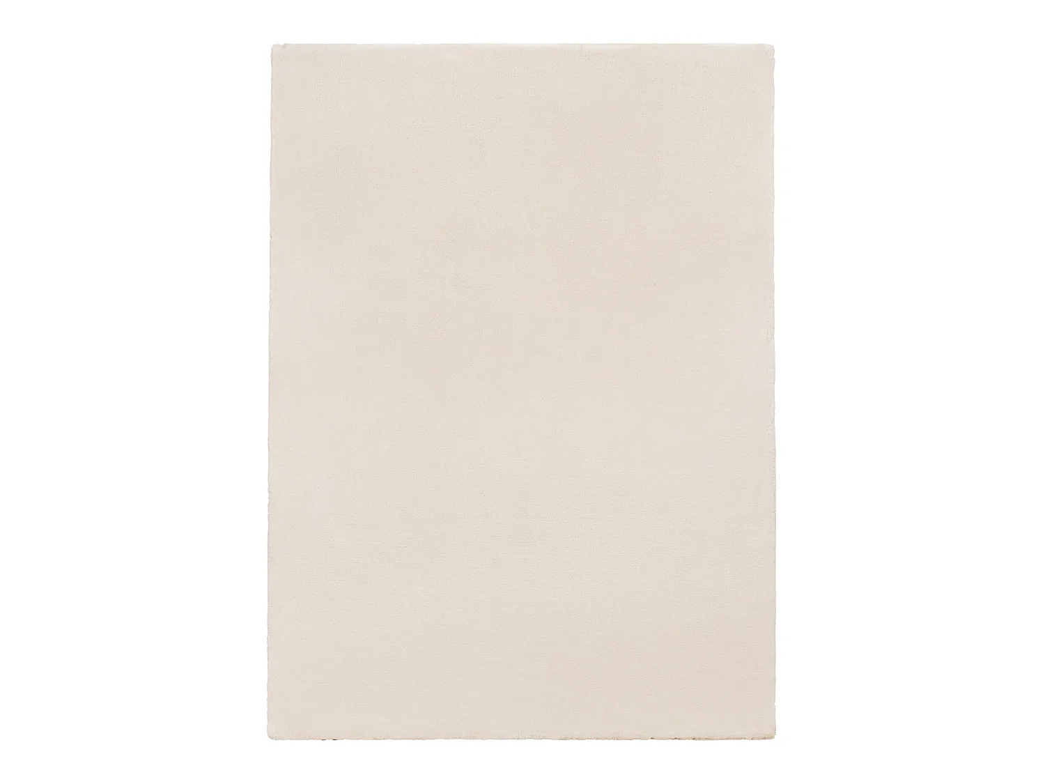 Tapis TEDDY NEW sand 52 Shaggy beige très épais, en peluche 140x190 cm