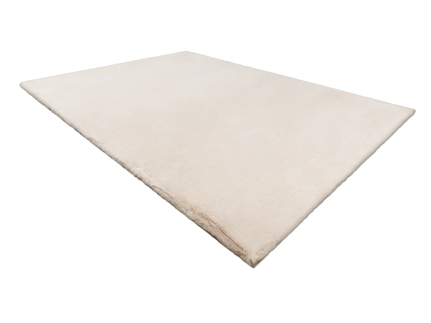 Tapis TEDDY NEW sand 52 Shaggy beige très épais, en peluche 160x220 cm