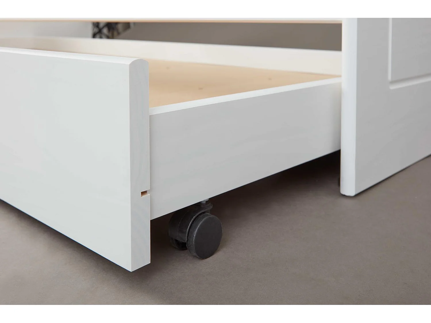 Lit Enfant Gigogne "Léana" 90x200cm Blanc