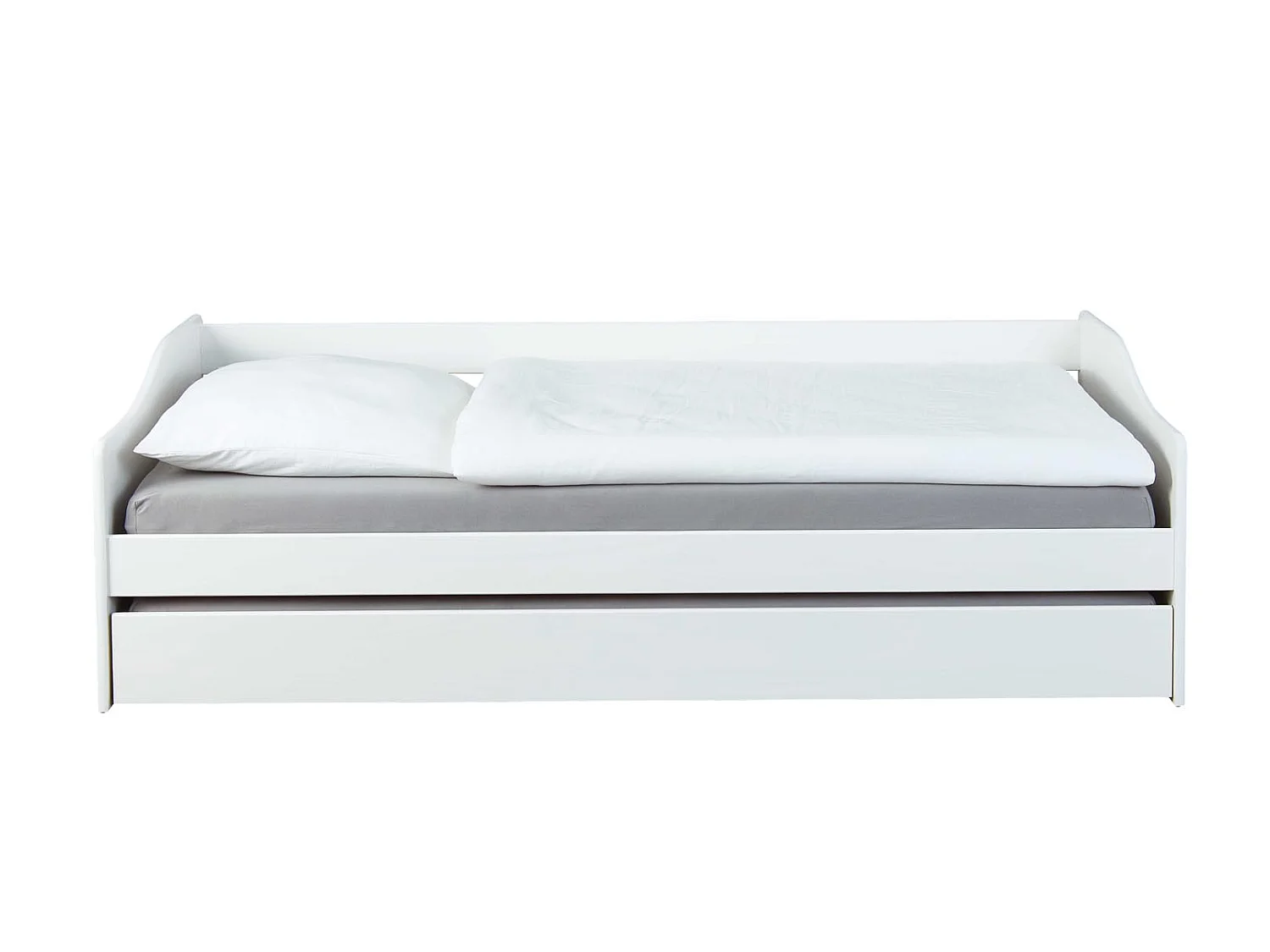 Lit Enfant Gigogne "Léana" 90x200cm Blanc