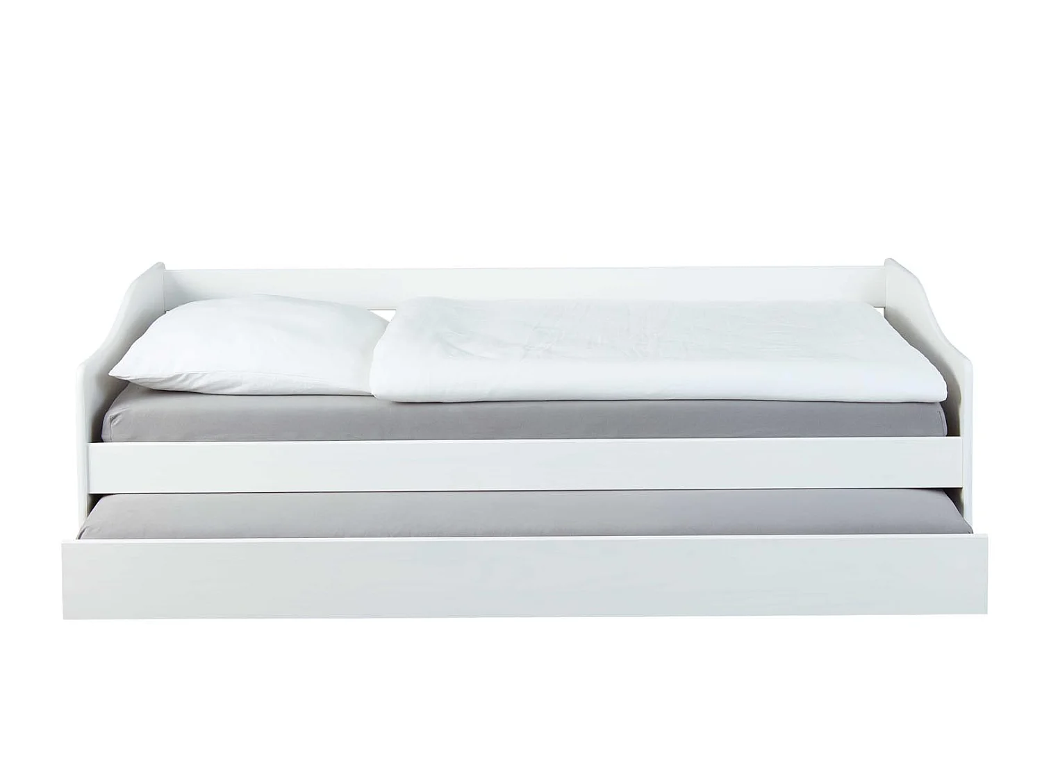 Lit Enfant Gigogne "Léana" 90x200cm Blanc