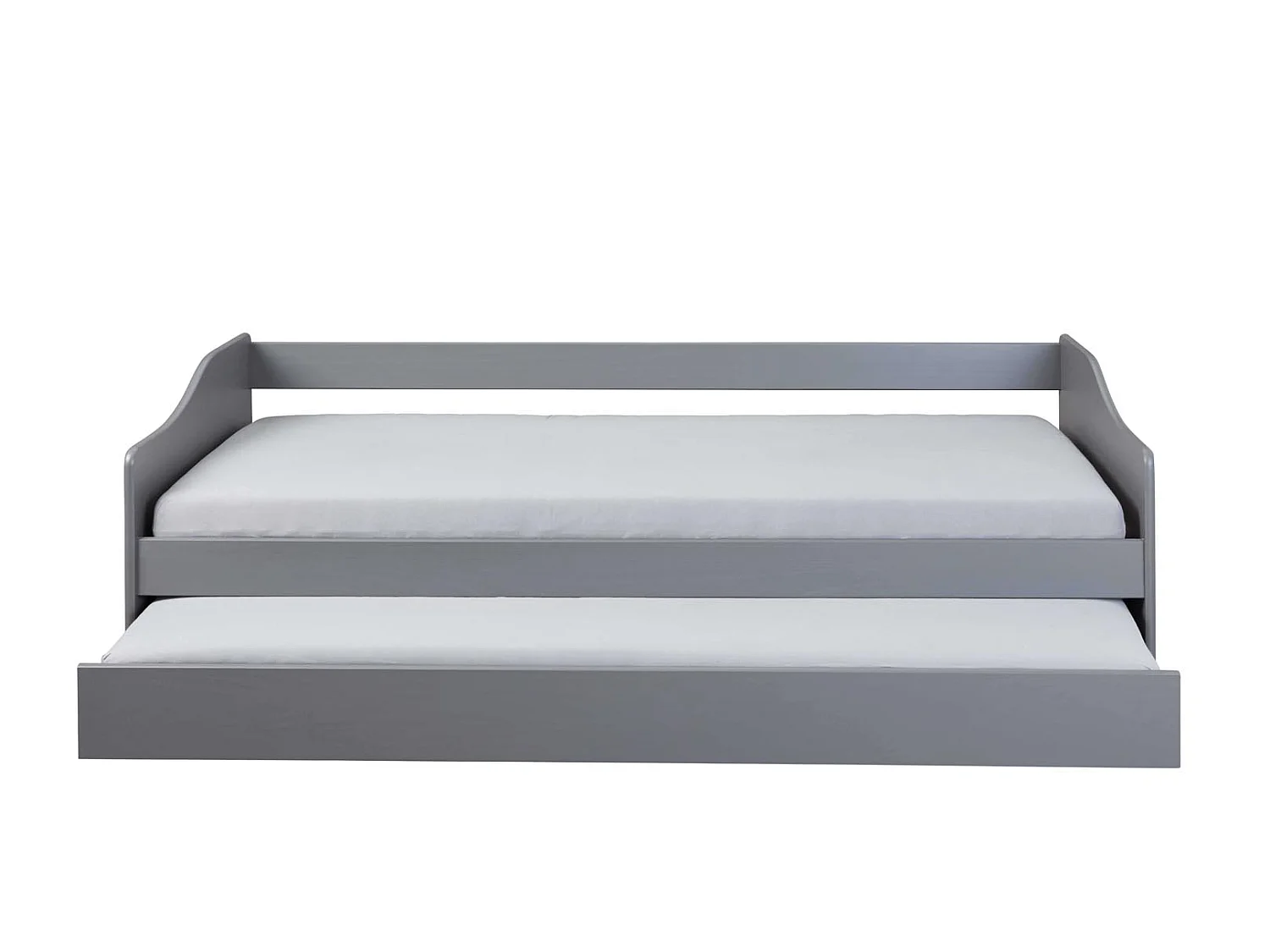 Lit Enfant Gigogne "Léana" 90x200cm Gris