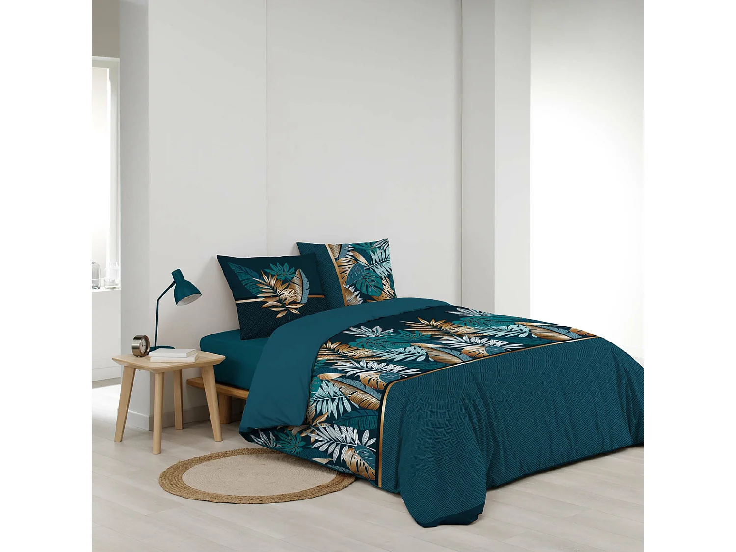 Bettwäsche-Set Alianor Exotische Blätter 240 x 220 cm