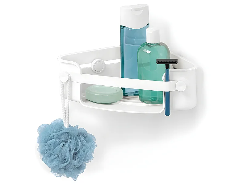 Etagère de douche en coin Flex Blanc  Umbra