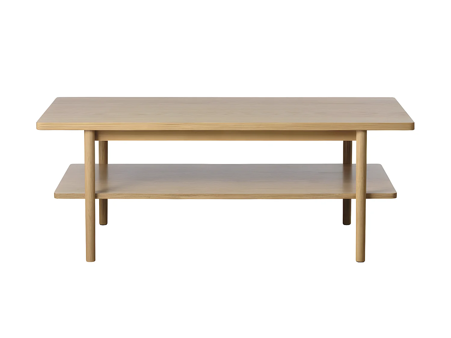 Clane - Table basse en bois 120x60cm - Bois clair