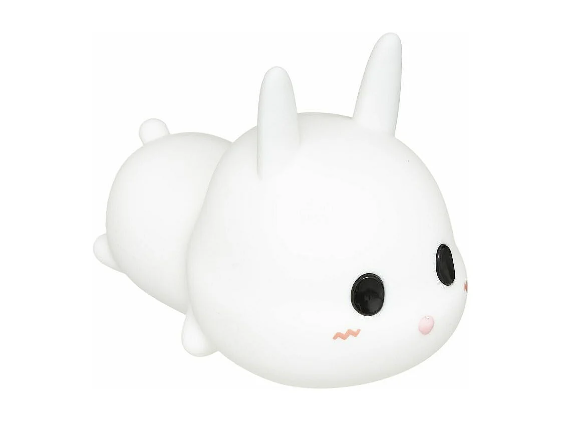Veilleuse pour Enfant "Lapin Silicone" 15cm Blanc