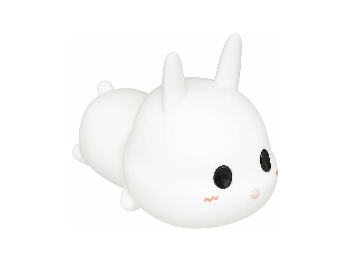 Veilleuse pour Enfant "Lapin Silicone" 15cm Blanc