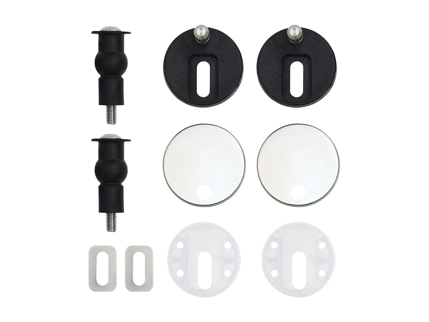 Conjunto de dois assentos sanitários com tampa amortecida gotas de água em MDF 02_0002980