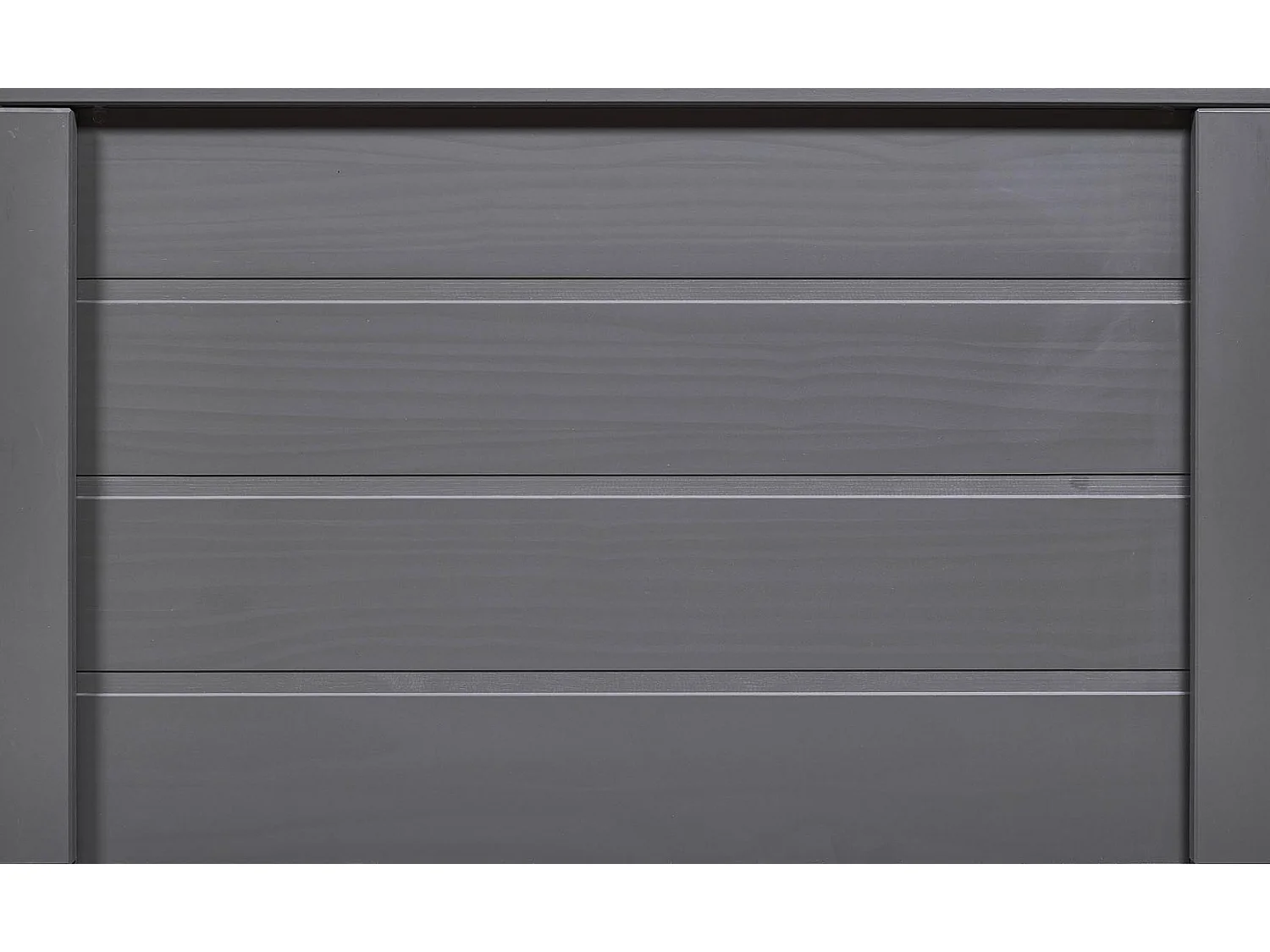 Dream bed 90x200cm met 1 uitschuifbaar bed grijs.