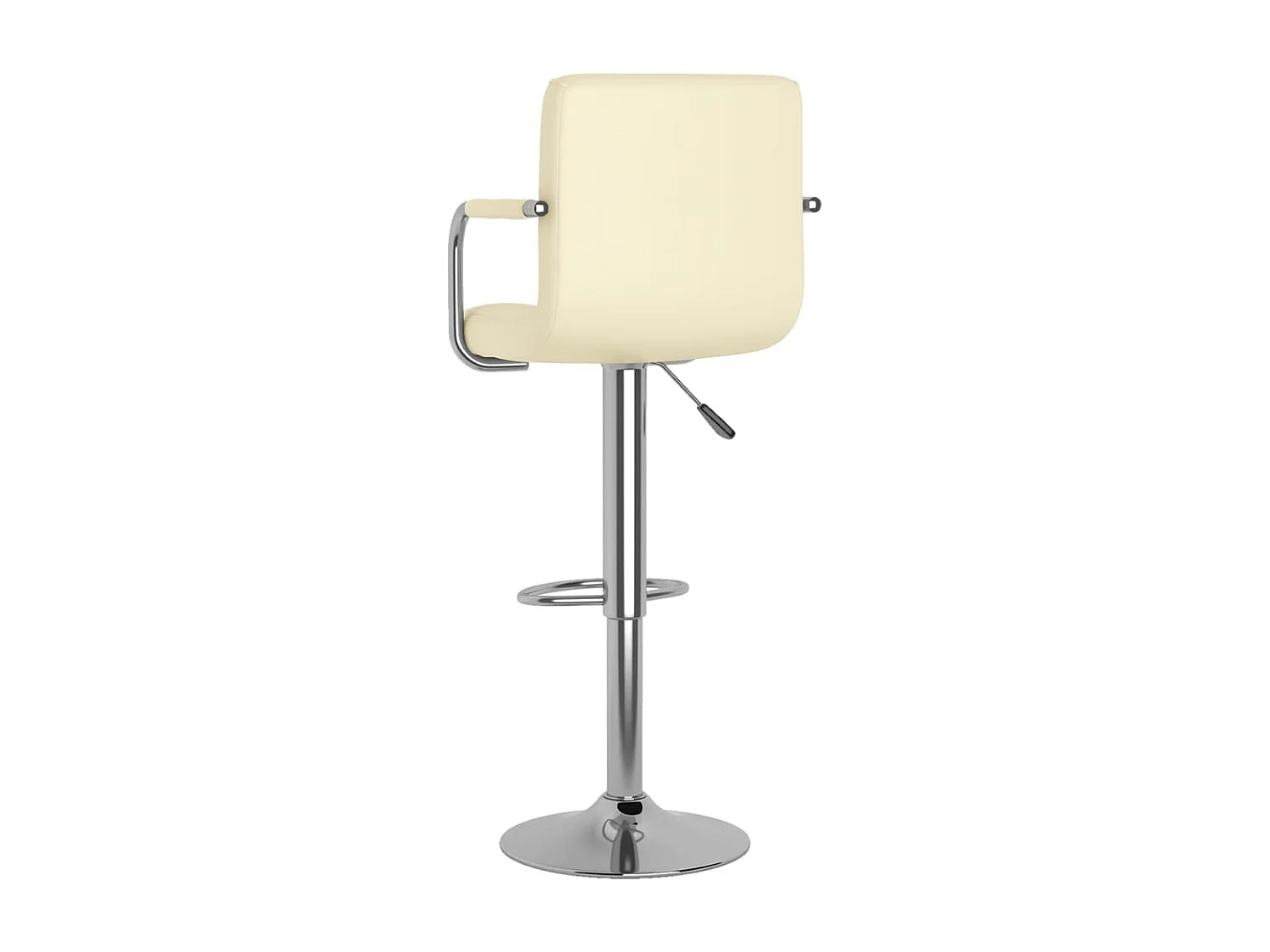 Barhocker 2 Stk. Creme Kunstleder