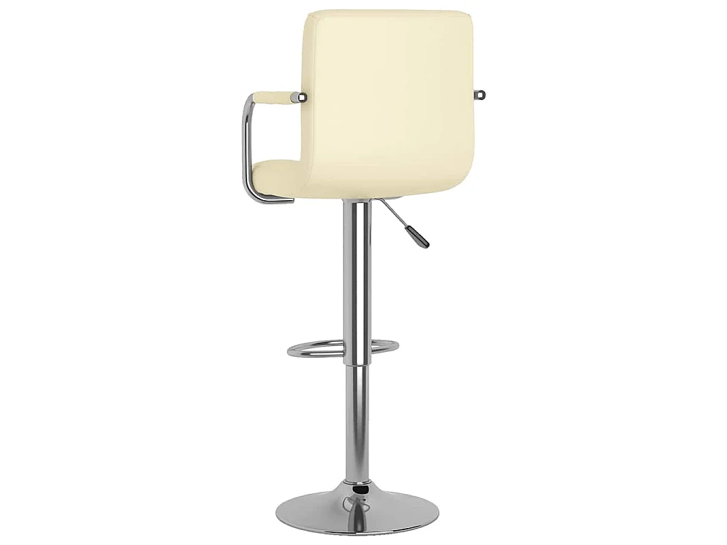 Barhocker 2 Stk. Creme Kunstleder