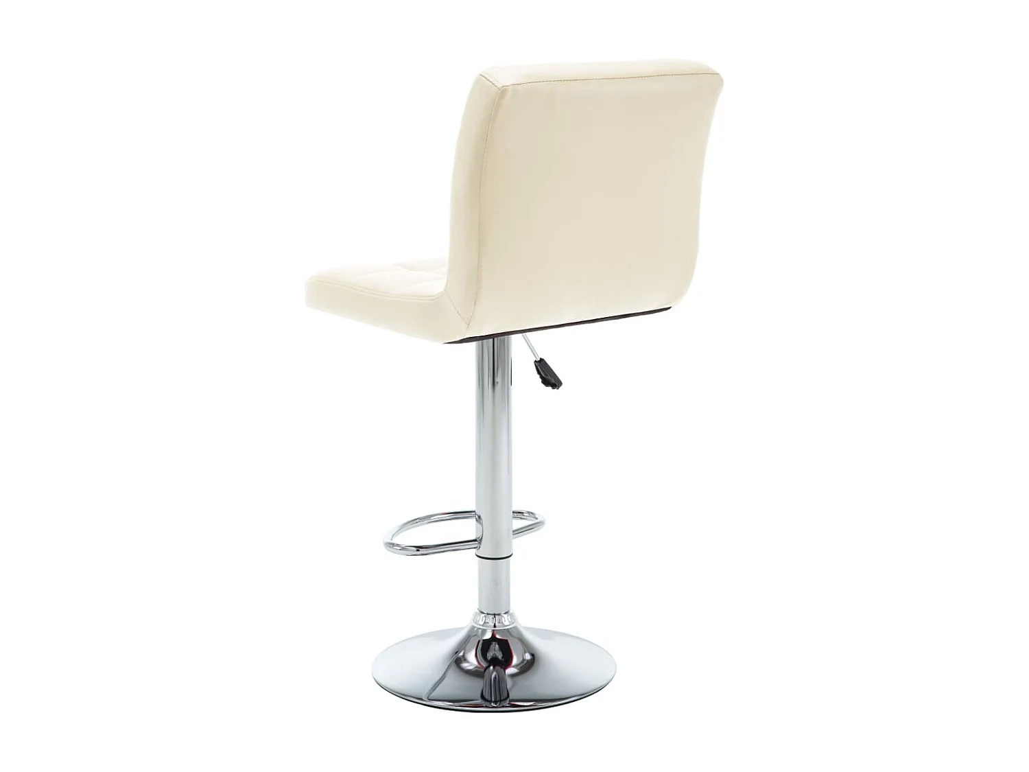 Barhocker 2 Stk. Creme Kunstleder