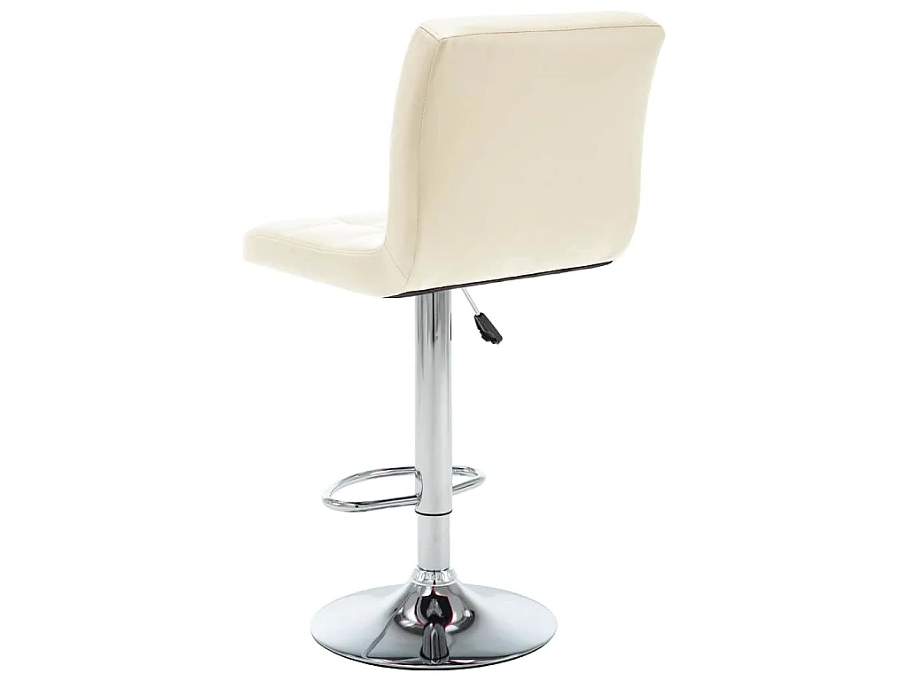 Barhocker 2 Stk. Creme Kunstleder