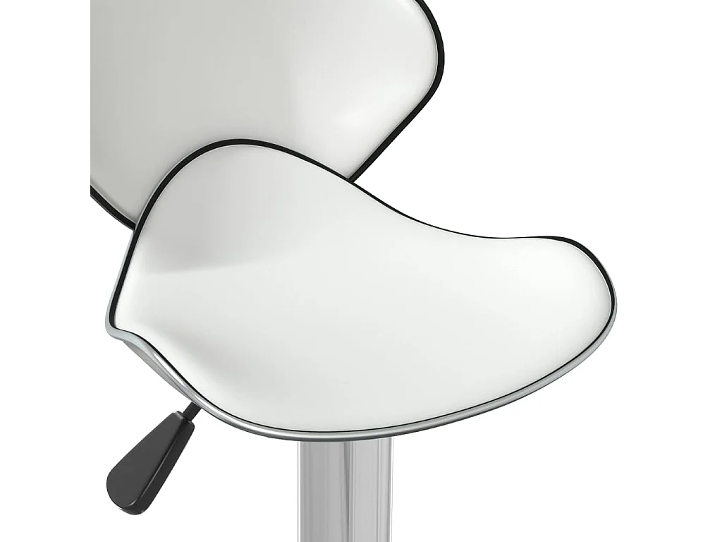 Tabouret de bar Blanc Similicuir