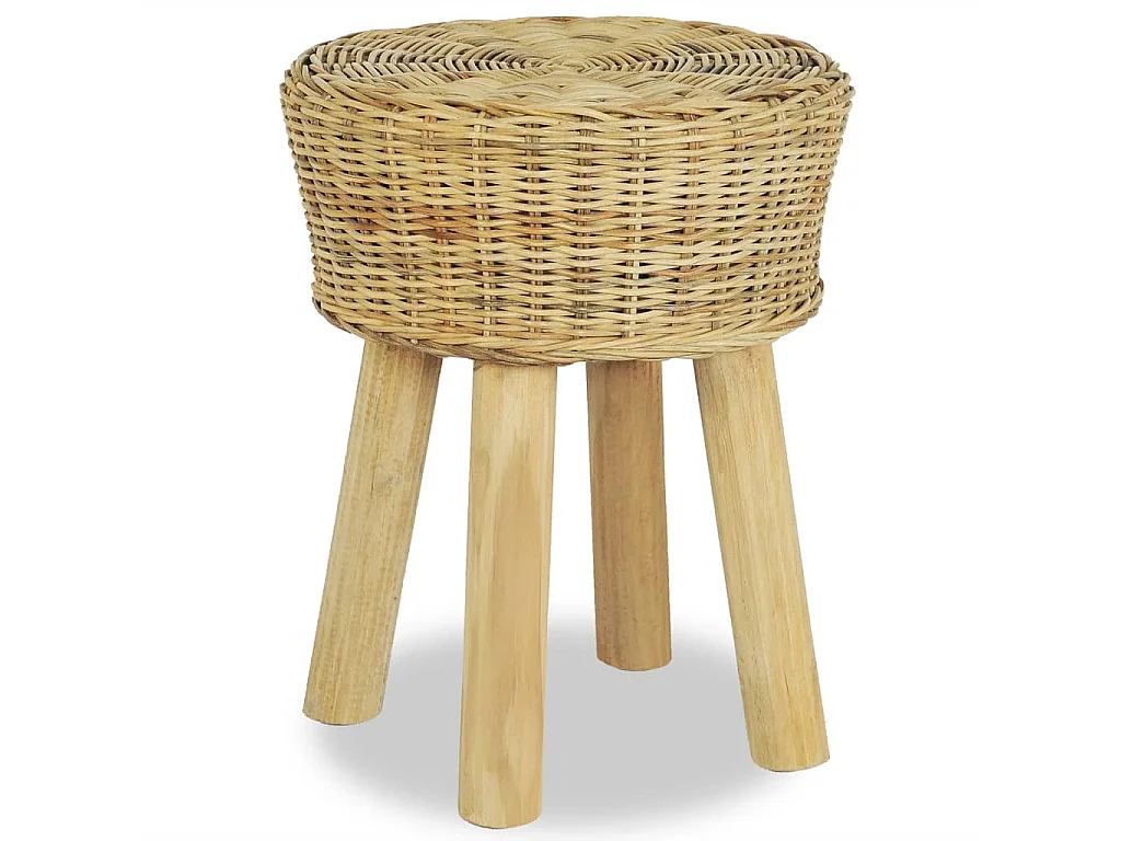 Barhocker Natur Rattan