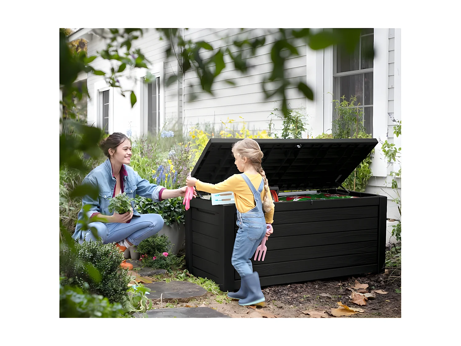 Boîte de rangement pour l'extérieur Northwood 630 L graphite