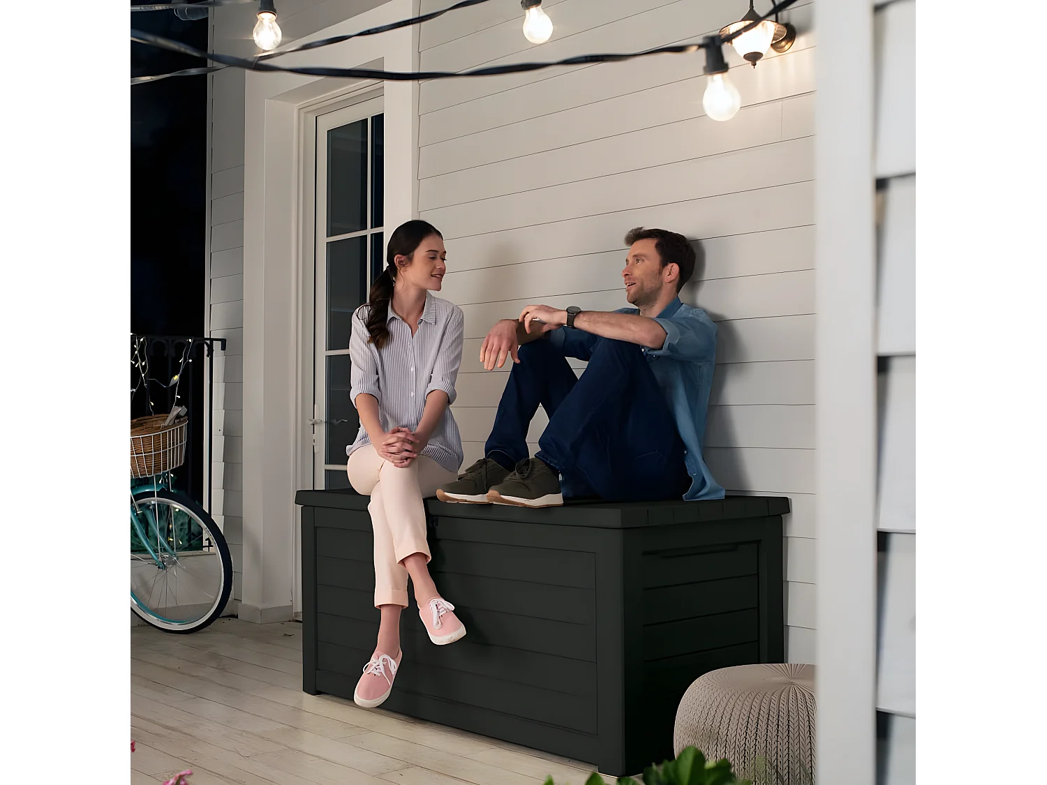 Boîte de rangement pour l'extérieur Northwood 630 L graphite