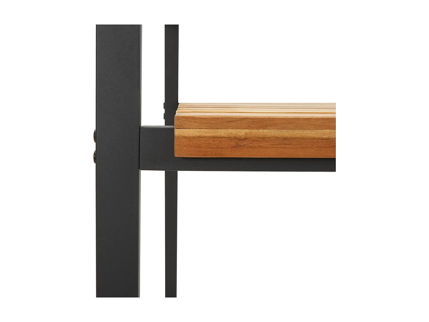 Tuinstoelen 4 st stapelbaar massief acaciahout en metaal