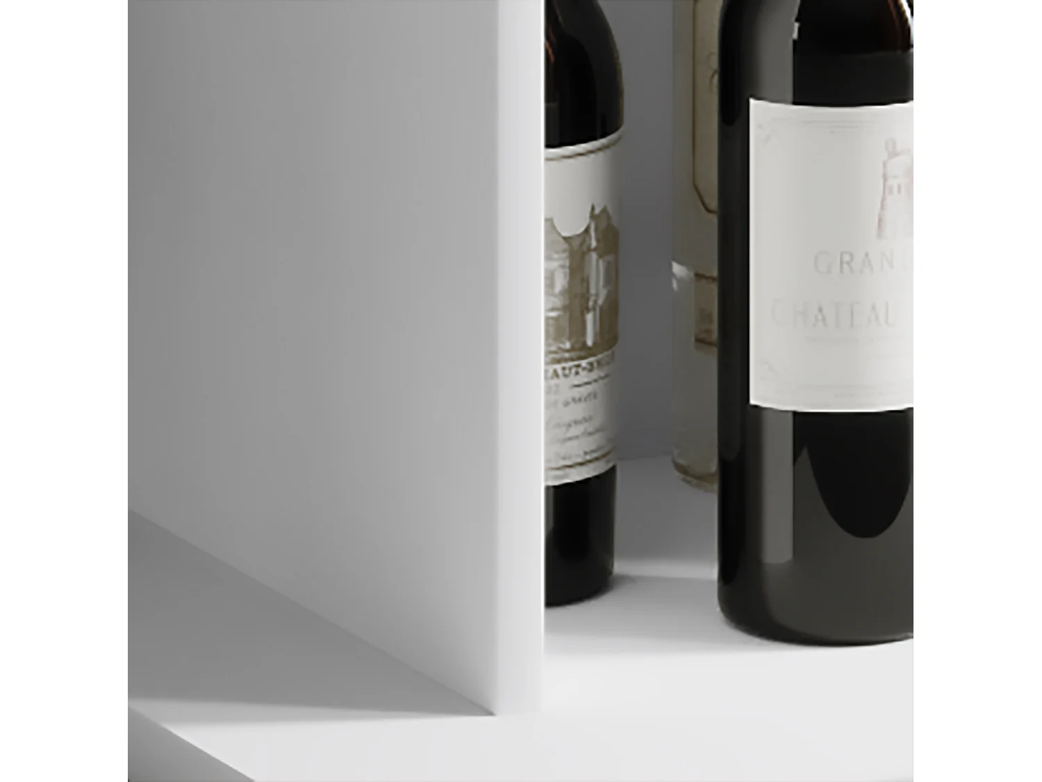 Standos Table de bar avec 3 étagères, blanc.