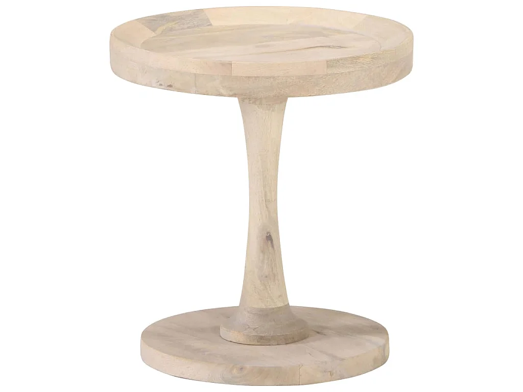 Table d'appoint Ø40x45 cm Bois de manguier massif