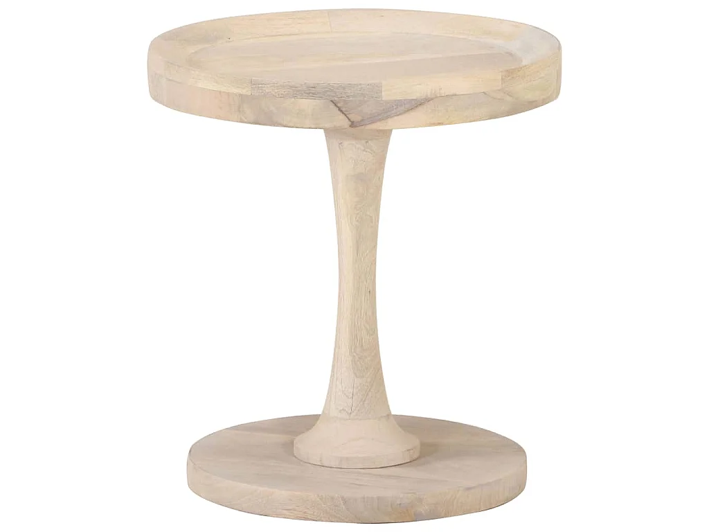 Table d'appoint Ø40x45 cm Bois de manguier massif