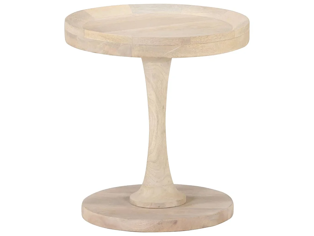 Table d'appoint Ø40x45 cm Bois de manguier massif