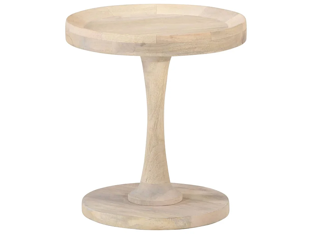 Table d'appoint Ø40x45 cm Bois de manguier massif