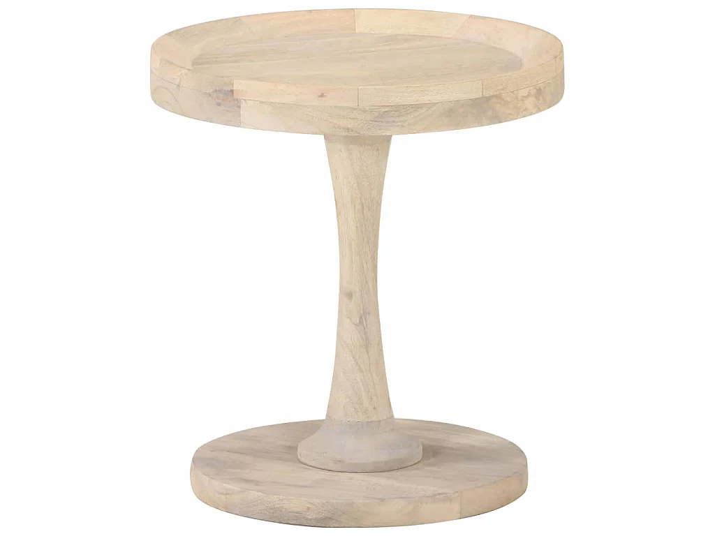 Table d'appoint Ø40x45 cm Bois de manguier massif