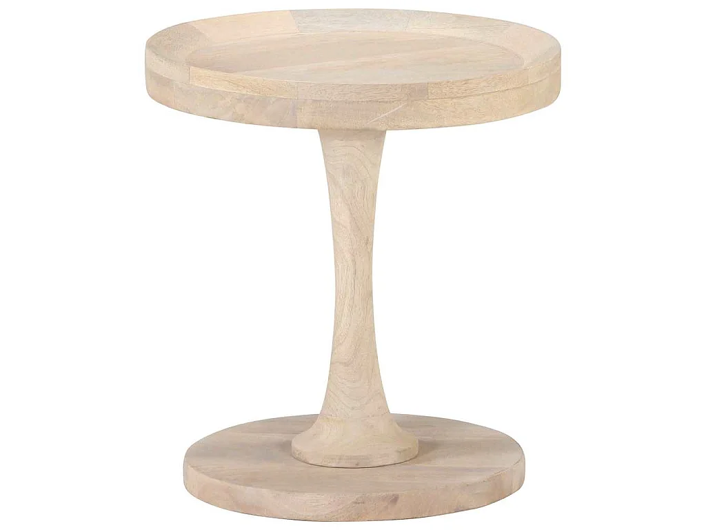 Table d'appoint Ø40x45 cm Bois de manguier massif