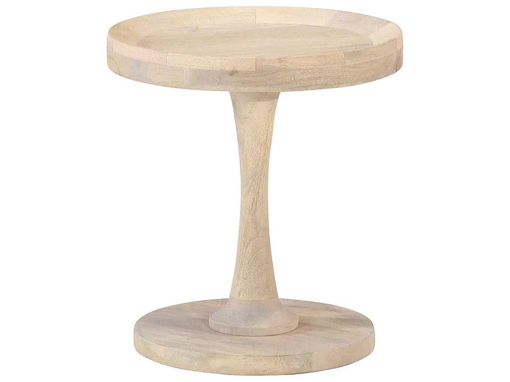 Table d'appoint Ø40x45 cm Bois de manguier massif