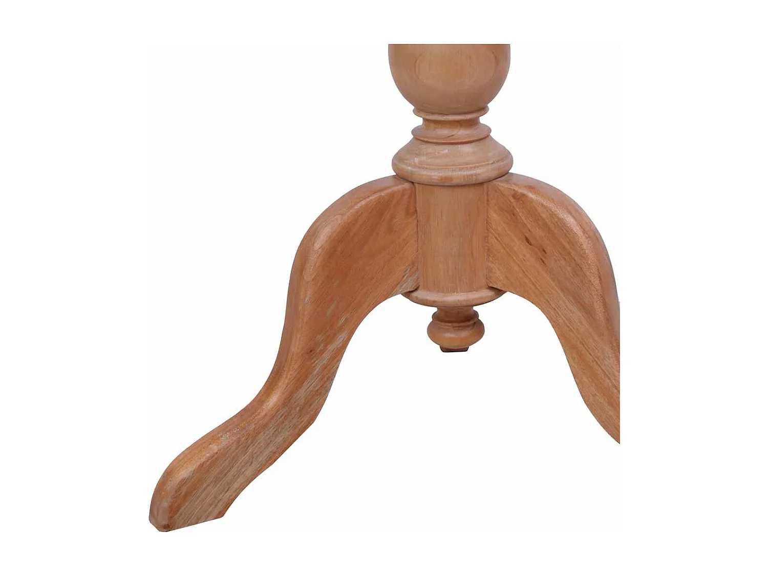 Table d'appoint Naturel 50 x 50 x 65 cm Bois d'acajou massif